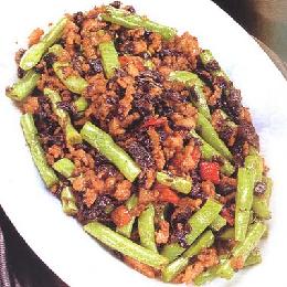 榄菜朒碎四季豆