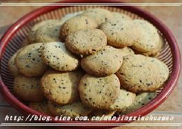 全麦黑芝麻饼干