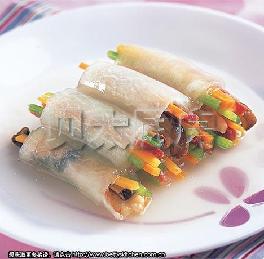 冬瓜海鲜卷