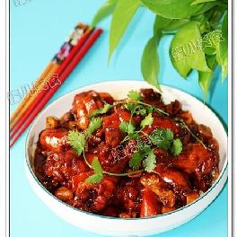 口蘑胡萝卜烧鸡翅 [蝶儿美食]