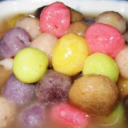 多滋多彩的香糯小汤圆（绝对低脂)