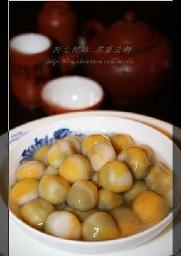 大年夜的守岁点心--团团圆圆的彩色小圆子