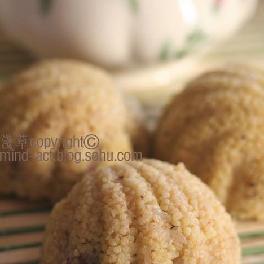 玫瑰小米豆沙糕