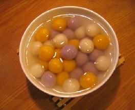 彩色圆子