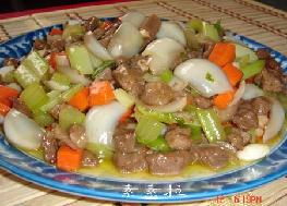 杂锦牛肉粒