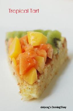 椰子杏仁鲜果塔 Tropical Tart