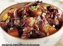 百叶结烧肉