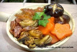 腊味生蚝煲