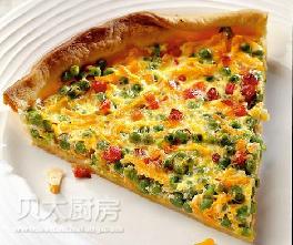 青豆胡萝卜馅饼