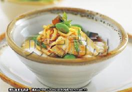 青黄皮蛋嫩豆腐