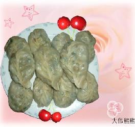韭菜鲜肉蒸饺