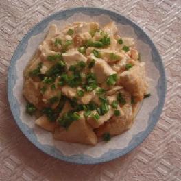 香葱烧豆腐