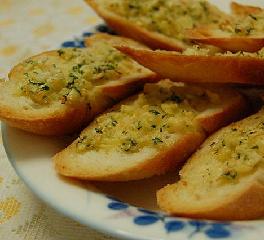 香蒜烤面包
