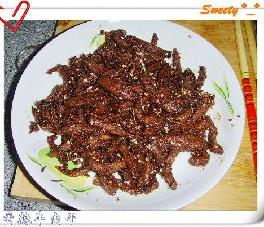 香辣牛肉干