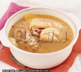 黄油老鸡炖猪手