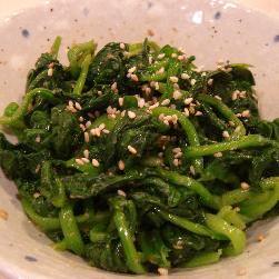 芝麻拌菠菜