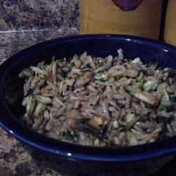 蘑菇及烤核桃仁烩饭