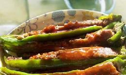 辣椒釀肉