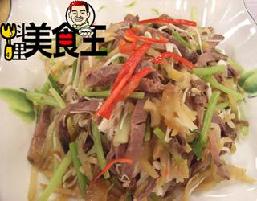 榨菜丝拌牛腱