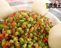 酱爆肉末四季豆
