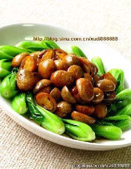 蚝油草菇
