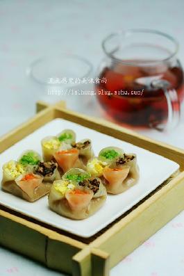 四色蒸饺