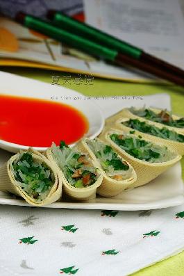 粉丝豆皮卷