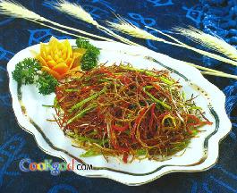 香荽牛肉丝