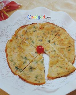 鲜鱿煎葱饼