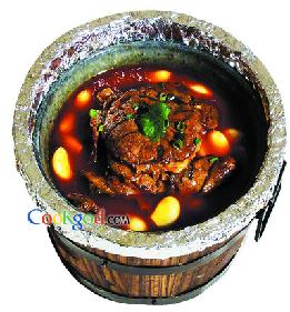 木桶牛肉