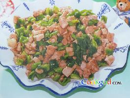 青椒鸭丁