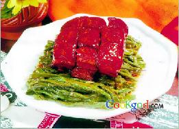 烧肉扣豆角干