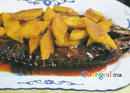 鲅鱼烩饼子