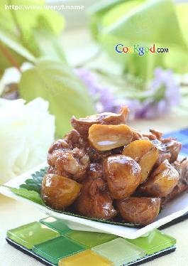 栗子焖鸡块