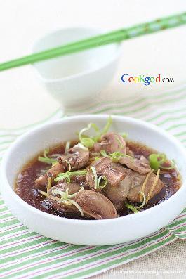 菇香蒸鸡