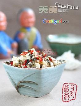 雪菜剁椒遇冬笋