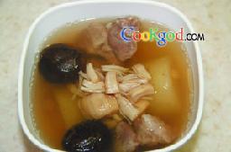 节瓜瑶柱煲瘦肉汤