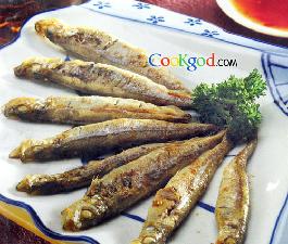 鱼露烤多春鱼