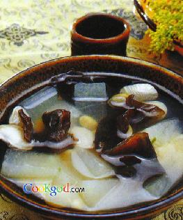 扁豆木耳冬瓜汤