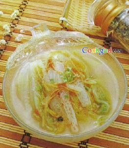 虾子白菜汤
