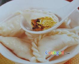 冬菜鸡蛋饺