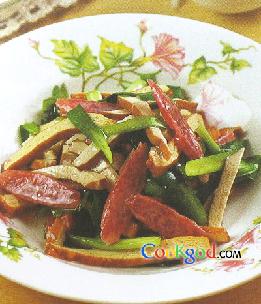 韭香豆干腊肉