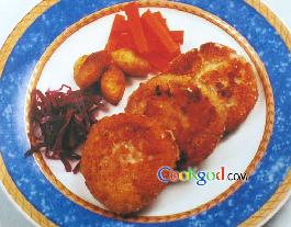 炸猪肉饼