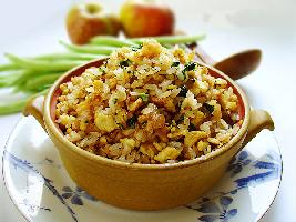 菜脯碎肉炒饭