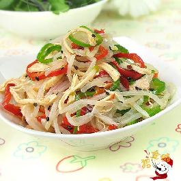 银芽鸡丝