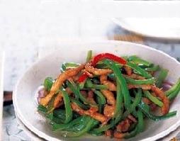 青红椒牛肉丝