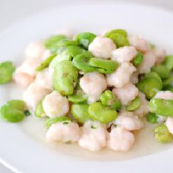 蚕豆炒虾仁