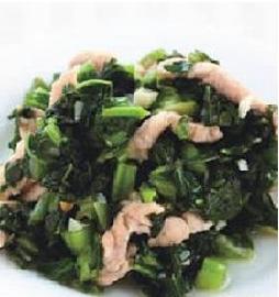 雪菜肉丝