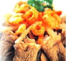 银丝金钩牛肉