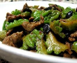 豆豉苦瓜炒牛肉